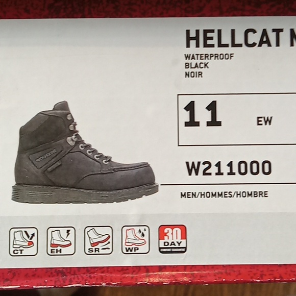 Wolverine men's boots-SLIGHTY USED - Picture 5 of 6